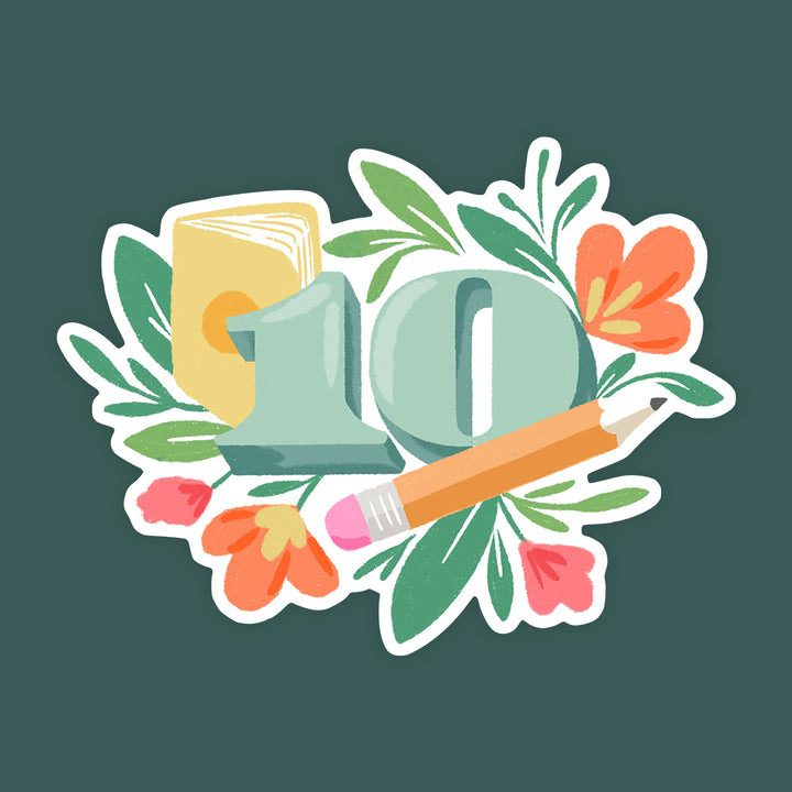 10th Anniversary Commemorative Stickers