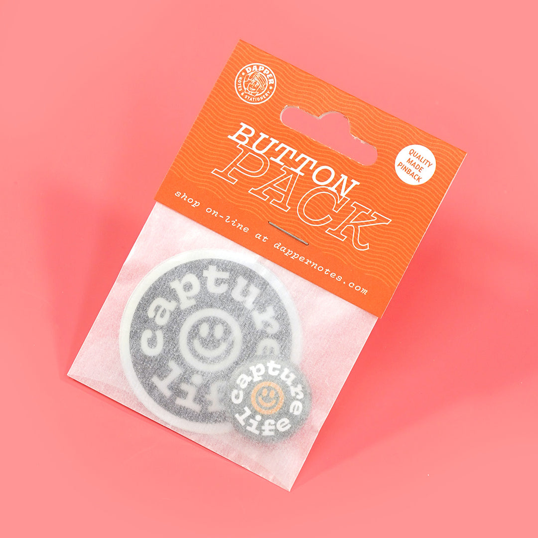 Capture Life Button &amp; Sticker Pack