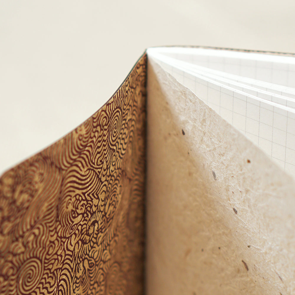 notebook pages corner