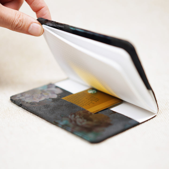 credit card notebook wallet