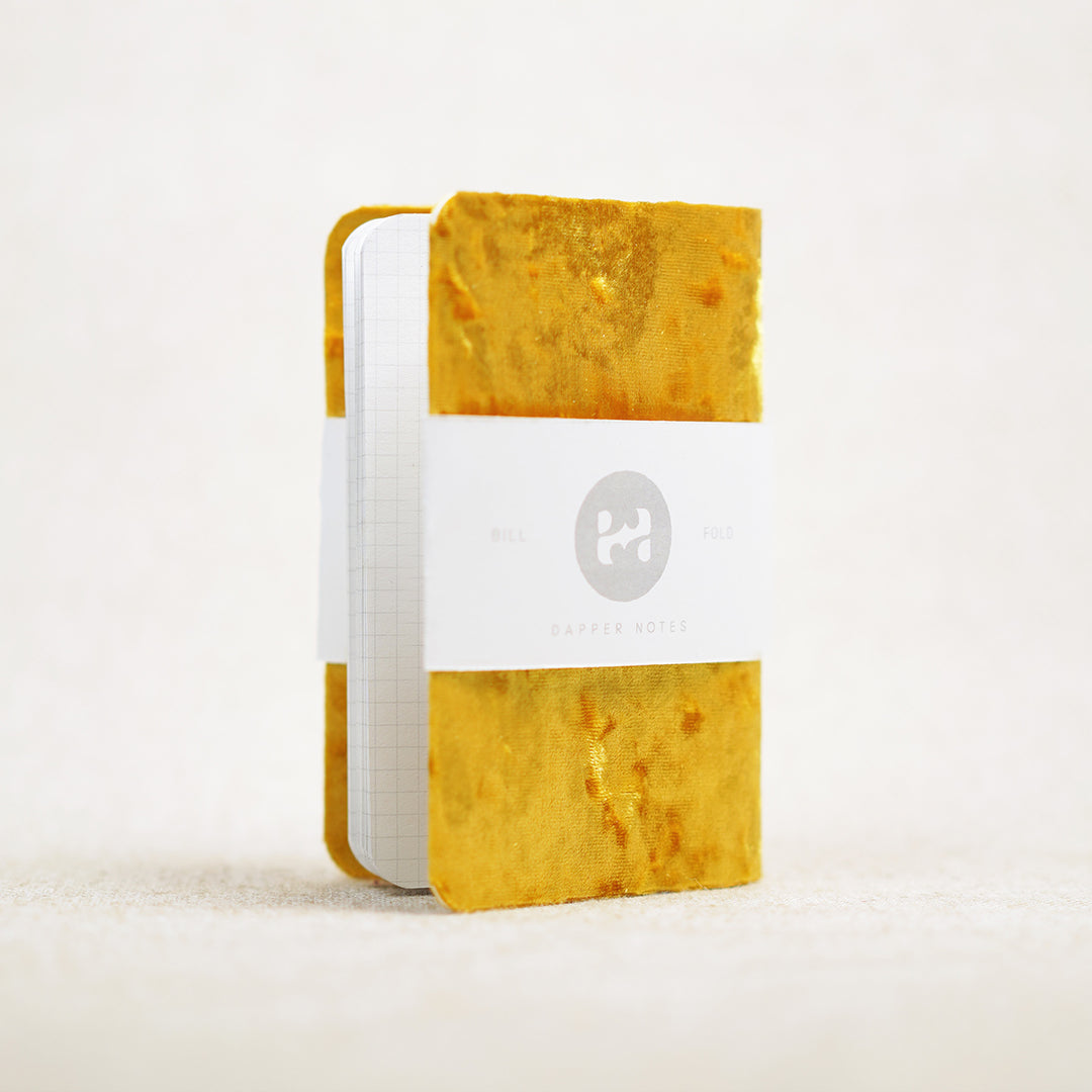 soft golden pocket notebook cover