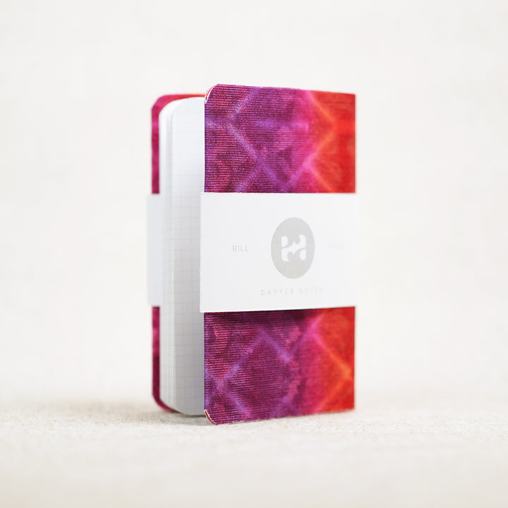 tie dye pocket notebook cover